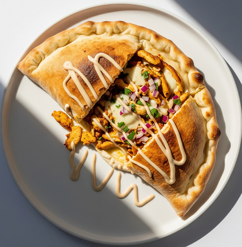 Chilli Chicken Calzone 